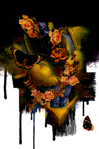 Absolute Beauty (collage, mixed media)